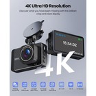 DELLFY Dash Cam 4K Ultra HD Front Camera 2K Rear 5G WiFi IOS / ANDROID - NEW