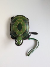 Leather, Turtle, Coin Purse, Anipals, Purse, Wristlet, Green