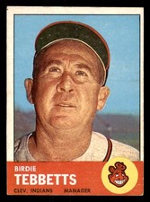1963 Topps - Birdie Tebbetts #48 VG *RC1