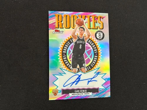 Egor Demin 2025-26 Topps Finest Auto Autograph Rookie RC Brooklyn Nets E97
