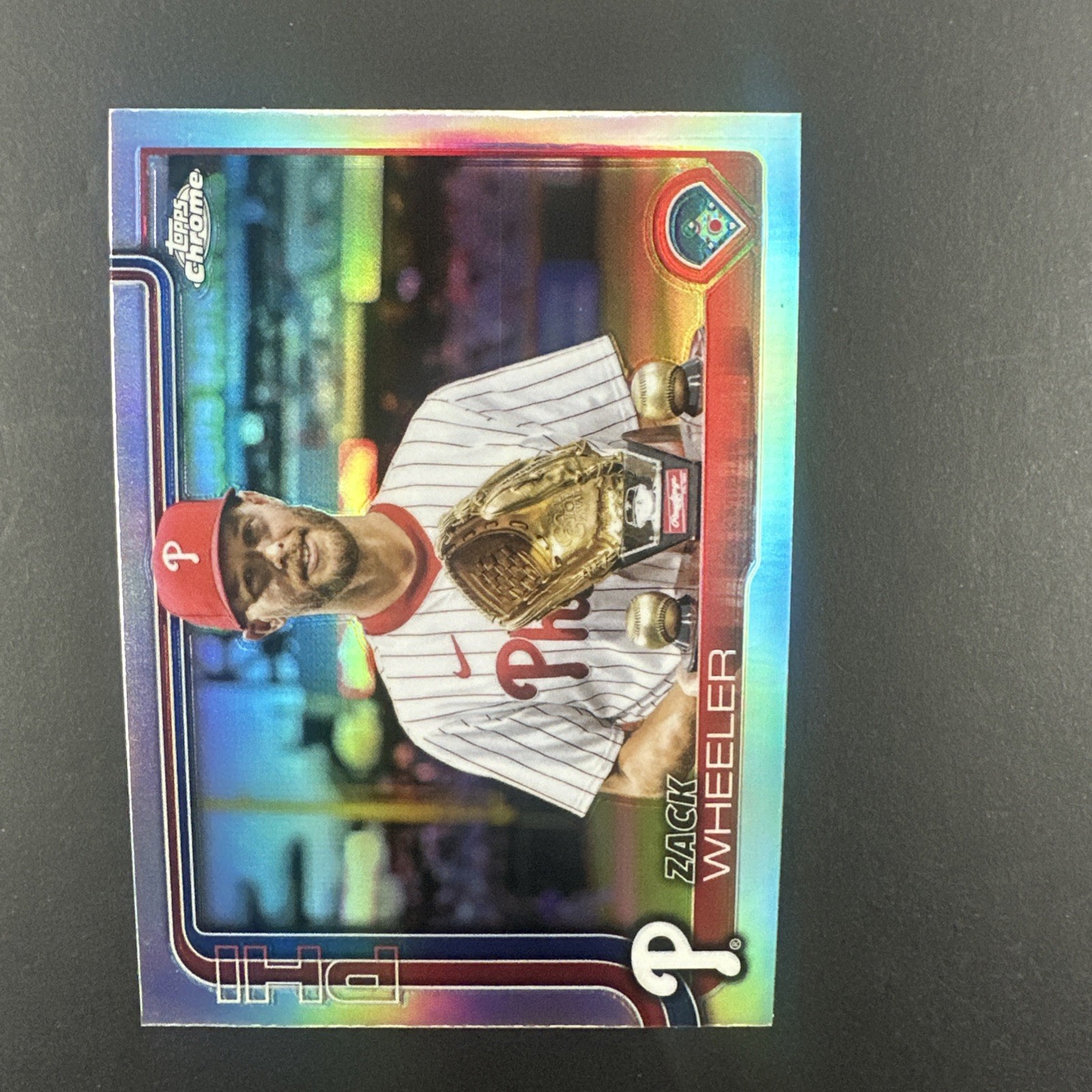 2025 Topps Chrome Zack Wheeler Image Variation Holo SP #189