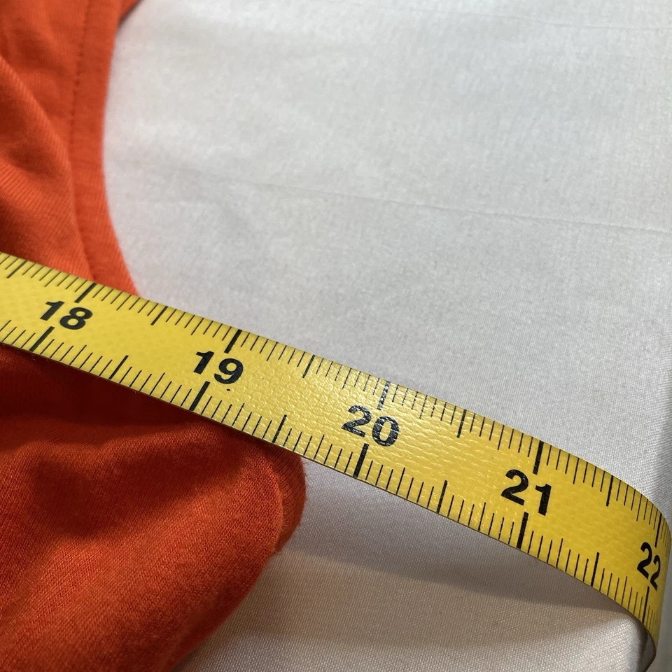 Maxi Vestido Para Mujer Old Azul Marino Naranja Jersey Sin Mangas Talla XL Fluido Acanalado Boho Foto 4 de 4