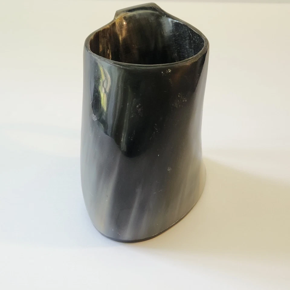 AleHorn Drinking Mug Viking Tankard Natural Renaissance Medieval Stein Ox Beer - Image 4 of 4