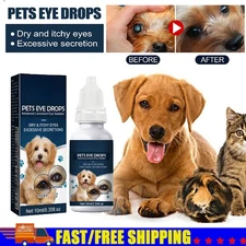 Eye Drops for Pets Bacterial,Viral and Fungal & Infections Dog Cat Treatment US