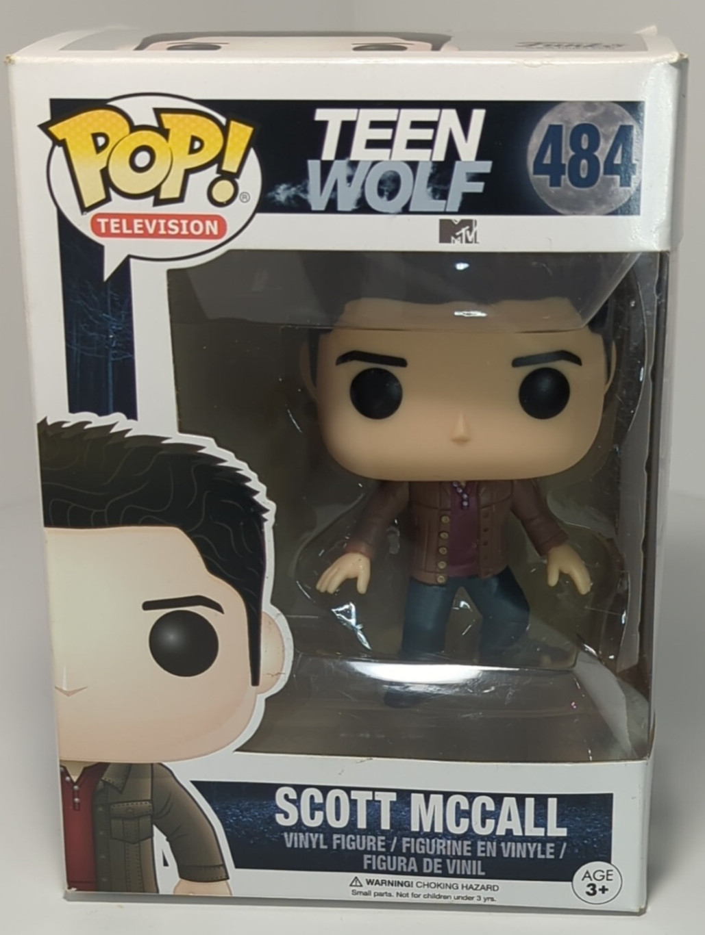 Funko Teen Wolf Scott Mccall Pop #484 Pop Television