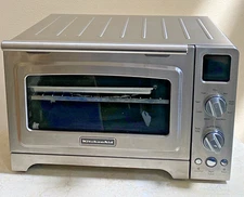 KitchenAid KCO273SS Convection Bake Digital 12" Counter Oven 1800 WATT Working!