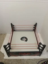 WWE Superstar RAW Ring 12 Inch with Real Flex Ropes and Spring Loaded Mat ONLY