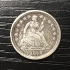 1856-O Seated Liberty Silver Half Dime, XF+. Sharp Detail, Deep Rims! STC! J81