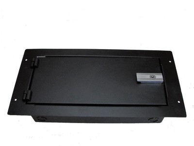 PROCRAFT FMWB-6-XX-BK 6'' flush mount wall box with door - blank panel