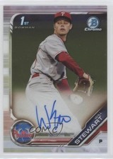 2019 Bowman Chrome Prospect Auto Will Stewart #CPA-WS Auto gn7