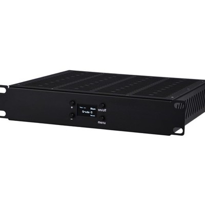 Kühltray 10-Zoll 1U Rack mit OLED-Display, 4x 80-mm Lüfter für Server Netzwerk