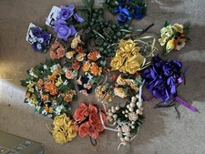 Blumenkränze,  Kunstblumen Deko Kerzenhalter Konvolut
