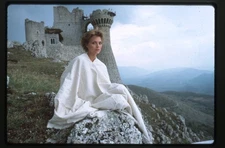 Ladyhawke 1984 Original 35mm Transparency Michelle Pfeiffer Castle Photo Shoot 