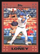 James Loney Los Angeles Dodgers 2007 Topps Copper #195 SN /56
