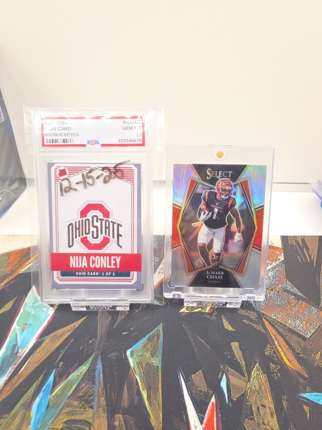 2021 Panini Select - Premier Level Ja'Marr Chase #147 Silver Prizm (RC)