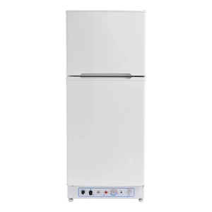 Smad Gas LPG Fridge Top freezer RV Refrigerator Absorption Camping 110V 6.5Cu.ft
