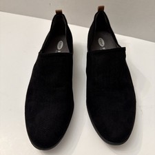 Dr Scholls Shoes Womens 9 M Ruler Slip On Loafer Casual Black Fabric Low Top