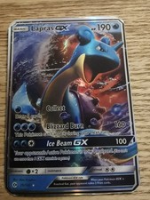 Pokémon TCG Lapras GX 35/149 Sun & Moon Base Set Ultra Rare Holo Water Type