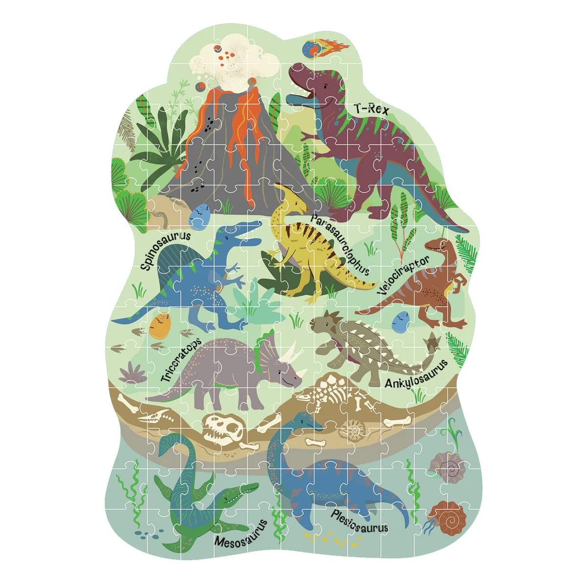 Dinosaur Jigsaw Puzzle 120pcs 6+ Boys Childrens Learning Dino T-Rex Toys Gift