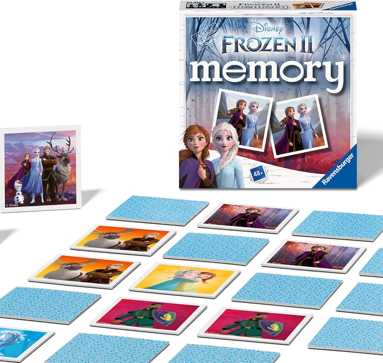 Ravensburger Disney Frozen 2 Mini Memory Matching Picture Snap Pairs Game...
