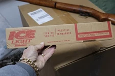 1990s Budweiser Light Ice Prestige Tapmarker Acrylic Tap Handle in Box NOS