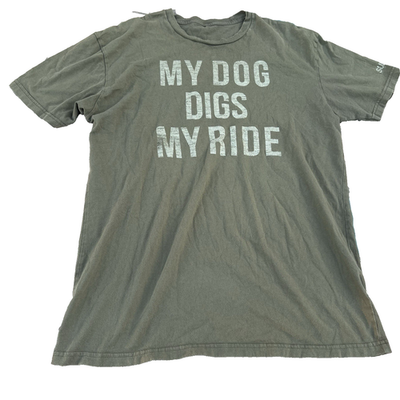 #ad Subaru T Shirt Adult Size Medium Y2K Dog Funny Car Tee $15.33