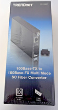 Trendnet 100Base-TX to 100Base-FX Multi Mode SC Fiber Converter TFC-110MSC