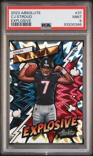 Panini 2023 Absolute Explosive #37 Rookie C.J. Stroud Houston Texans NFL Card