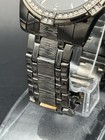 Elgin Black Crystal Accent Watch & Bracelet Set NIB Gunmetal — photo 4