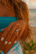 Sterling Silver Hawaiian Tropical Adjustable Ring - Starfish and Shell - New