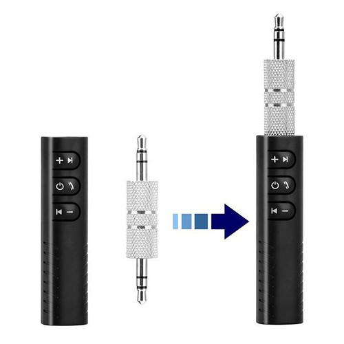 Wireless Bluetooth 5.0 Receiver Adapter 3.5mm Jack For Car Music Audio Aux - Afbeelding 3 van 9