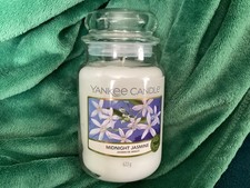 Yankee Candle Scented Candle Midnight Jasmine Large Jar, 623g