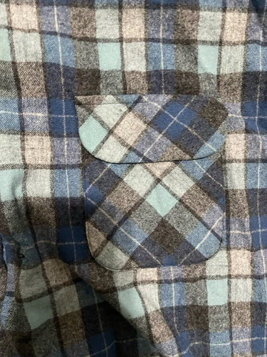 Vintage Pendleton Mens Plaid 100% Virgin Wool Board Shirt XXXL Tall Beach Boys - Picture 2 of 6