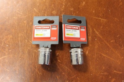 2-count Craftsman 16mm Easy Read Socket - 3/8'' Drive - 12 Point - # 34647