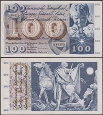 Switzerland, 100 Franken, 1971, VF+++, P-49