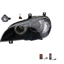 Scheinwerfer Links + Osram Night Breaker Laser passend für BMW X5 E70 + Nebel
