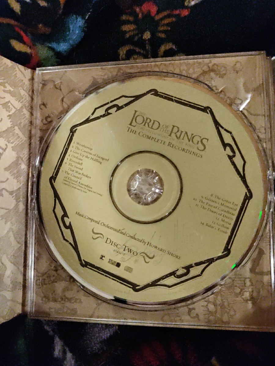 Lord of the Rings Fellowship Complete Recordings Howard Shore CD