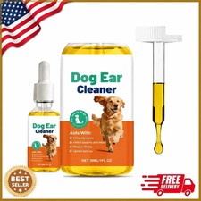 Pup Labs Ear Clear Natural Dog Ear Cleaner for Dogs Ear Wax Cleaning 4oz NEW
