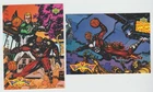 MICHAEL JORDAN 1992-93 Upper Deck Fanimation 2-Card Lot BIRDMAN & AGENT 23 Bird