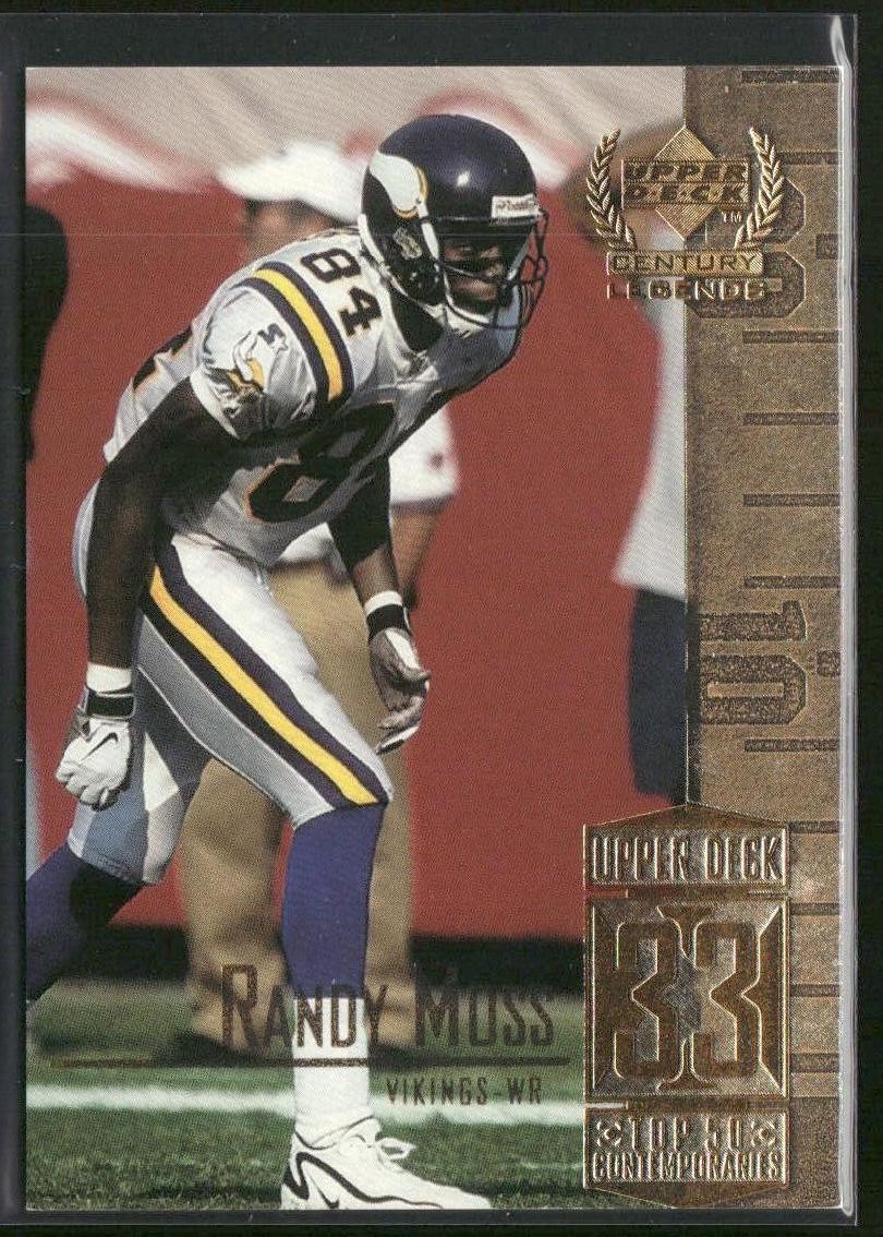 1999 Upper Deck Century Legends Randy Moss #83 Minnesota Vikings