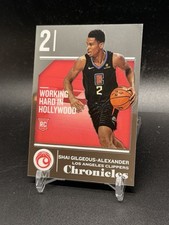 2018-19 Panini Chronicles Shai Gilgeous-Alexander Rookie Card- Clippers Thunder