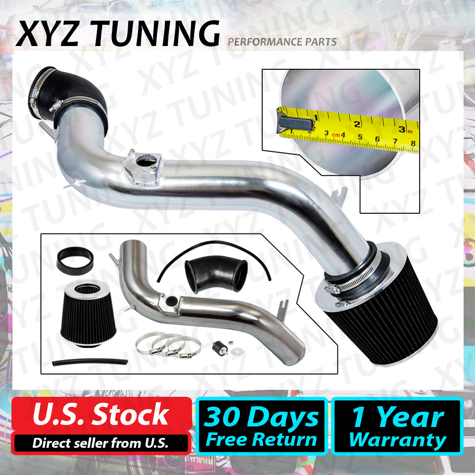 3" BLACK Cold Air Intake Racing System + Filter For 03-08 Mazda6 6 S 3.0L V6