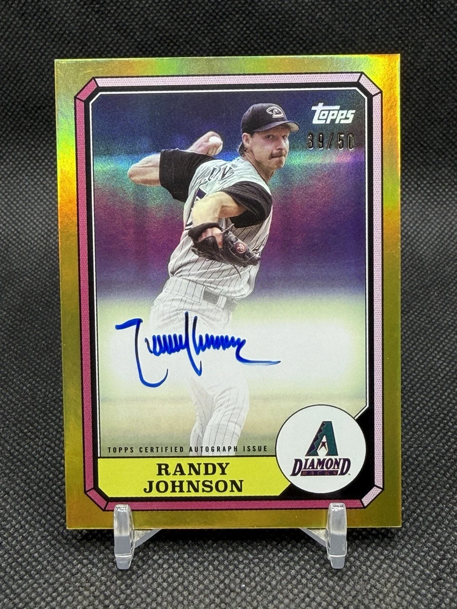 Randy Johnson Baseball Original Autographed Sports Trading Cards