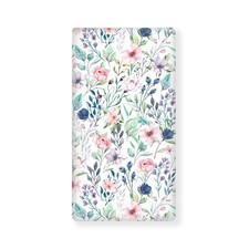 28x52 Inch Flower Leaf Fitted Crib Sheet for Standard Crib Toddler Mattress