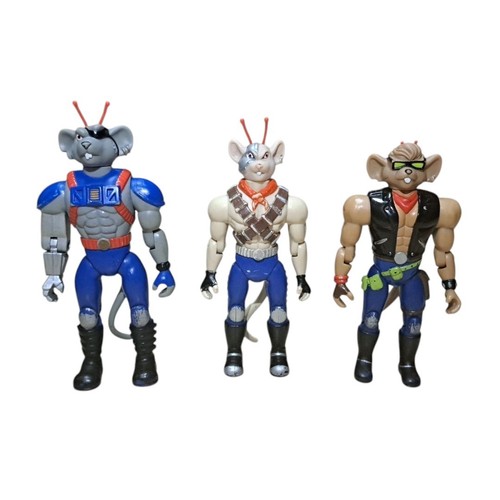 Biker Mice From Mars Vintage Figures Lot Of 3
