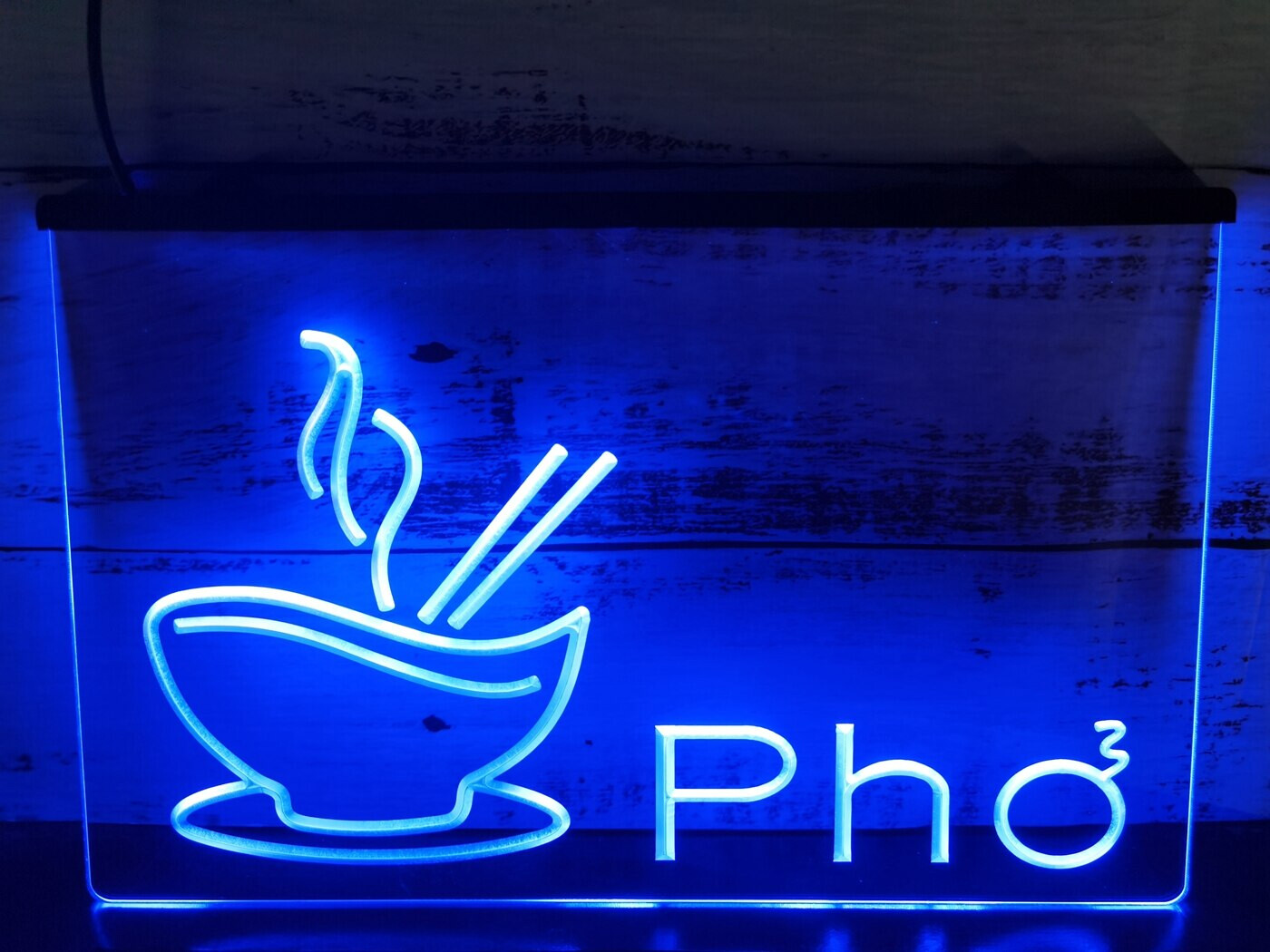 Pho vietnamita bar pub LED letrero de luz de neón regalo decoración del hogar...