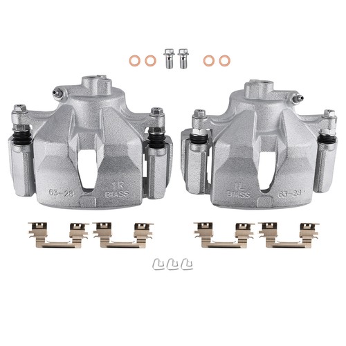 Set Front LH & RH Brake Caliper w / Brackets For Toyota Solara 2004-2008 New