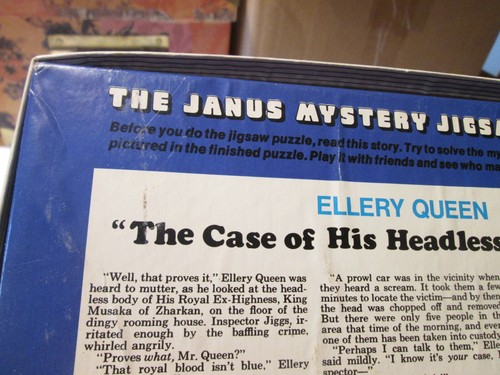 Janus Mystery Jigsaw Puzzle Ellery Queen Case of His Headless Highness 500+ PCs - Picture 9 of 11