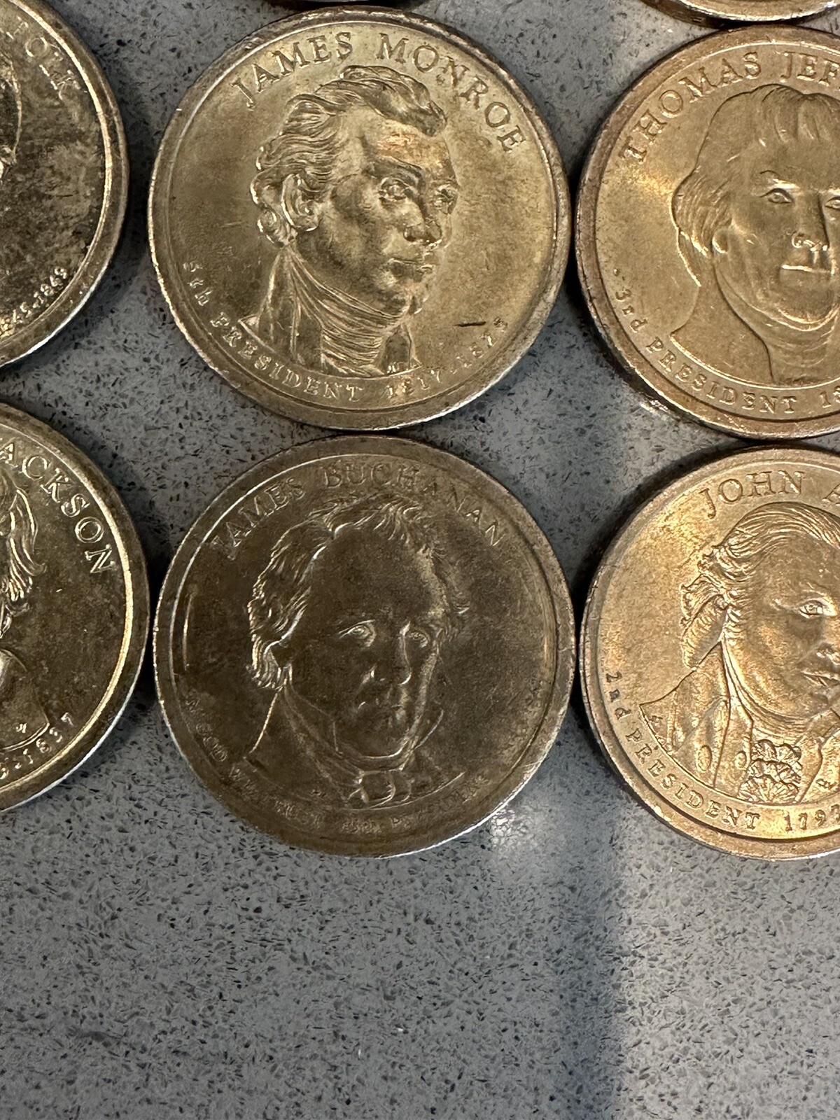 Lot of 13 Different 1 One Dollar Presidential Gold Coins Legal Tender United US eBay