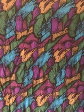 rare Vintage Jerry Garcia Tie Silk fabric yardage